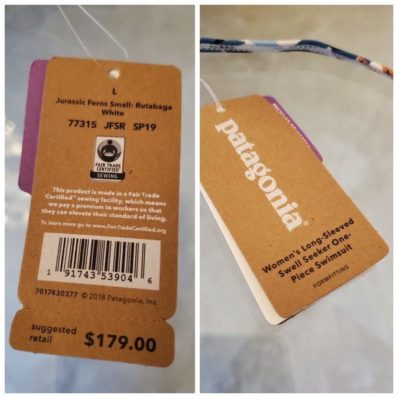 Patagonia Surf Swell Seeker Rash Guard Swimsut - Picture 11 of 12